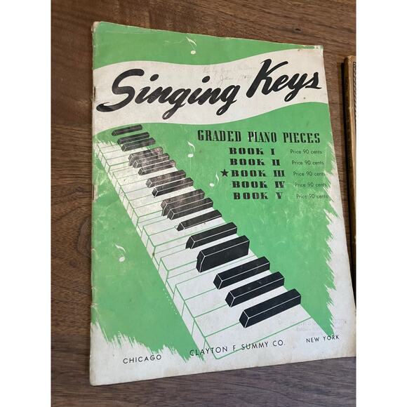 Vintage Piano Music Book Lot John Thompson Chopin Technic Is Fun Sheet Music 9 - Picture 11 of 16